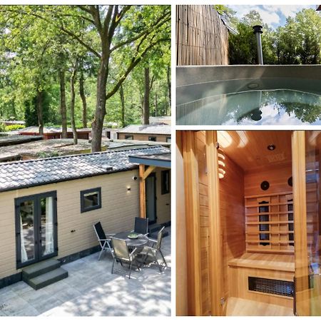 Veluwe Hoenderloo Luxury Chalet With Private Sauna And Hot Tub - Swimming Pool Tennis Court Supermarket Bowling Alley Theatre And Entertainment For Children Eksteriør billede