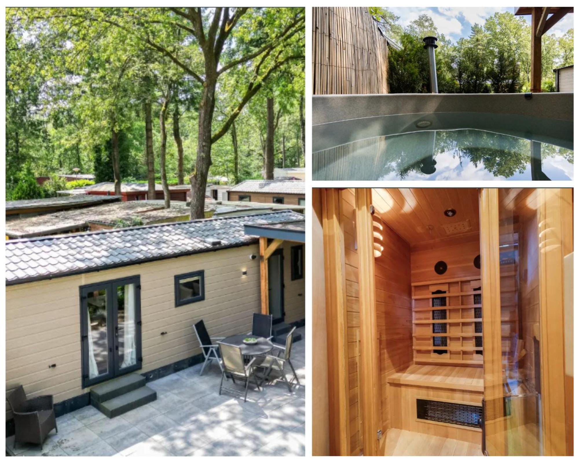 Veluwe Hoenderloo Luxury Chalet With Private Sauna And Hot Tub - Swimming Pool Tennis Court Supermarket Bowling Alley Theatre And Entertainment For Children Eksteriør billede